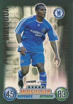 Figurina Florent Malouda - English Premier League 2007-2008. Match Attax n. LE4 - Topps