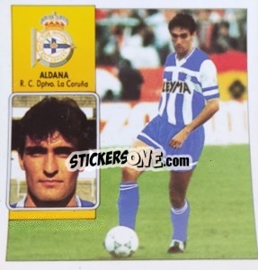 Sticker 10bis Aldana (Deportivo, Pintado, double imagen) - Liga Spagnola 1992-1993
 - Colecciones ESTE