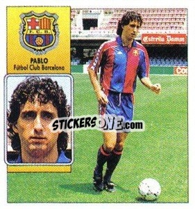 Sticker 15 Pablo (Barcelona) - Liga Spagnola 1992-1993
 - Colecciones ESTE