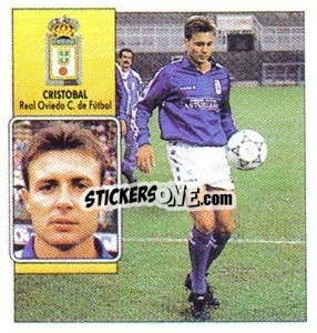 Sticker 17 Cristóbal (Oviedo) - Liga Spagnola 1992-1993
 - Colecciones ESTE