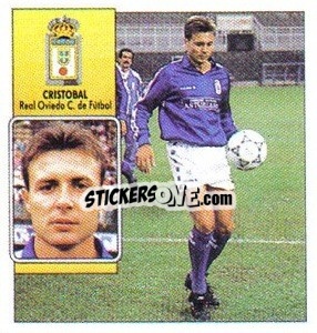 Sticker 17 Cristóbal (Oviedo) - Liga Spagnola 1992-1993
 n. 433 - Colecciones ESTE
