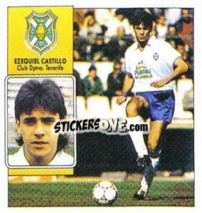 Cromo 24 Ezequiel Castillo (Tenerife) - Liga Spagnola 1992-1993
 - Colecciones ESTE