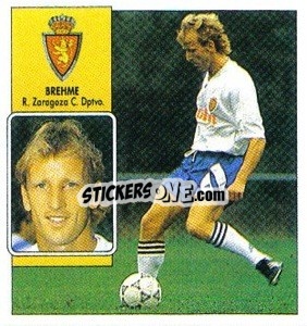 Sticker 27 Brehme (Zaragoza) - Liga Spagnola 1992-1993
 - Colecciones ESTE