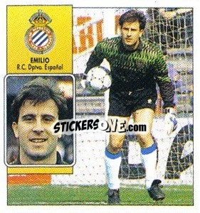 Sticker 29 Emilio (Español) - Liga Spagnola 1992-1993
 - Colecciones ESTE