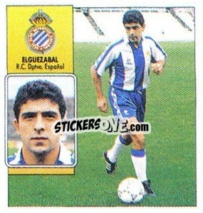 Sticker 3 Elguezábal (Español) - Liga Spagnola 1992-1993
 n. 417 - Colecciones ESTE