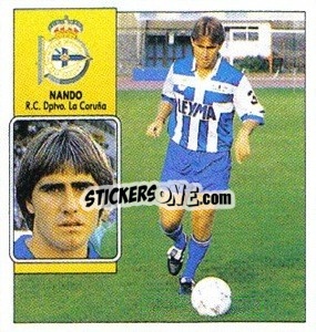 Cromo 30 Nando (Deportivo) - Liga Spagnola 1992-1993
 - Colecciones ESTE