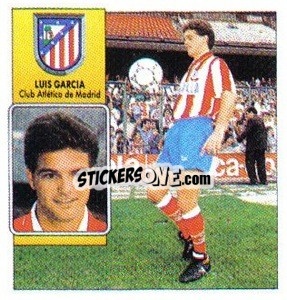 Sticker 5 Luis García (Atletico Madrid) - Liga Spagnola 1992-1993
 - Colecciones ESTE