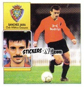 Sticker 6 Sánchez Jara (Osasuna) - Liga Spagnola 1992-1993
 n. 420 - Colecciones ESTE