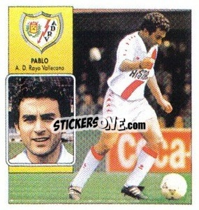Cromo 7 Pablo (Rayo Vallecano) - Liga Spagnola 1992-1993
 - Colecciones ESTE