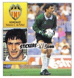 Sticker 8 González (Valencia) - Liga Spagnola 1992-1993
 - Colecciones ESTE