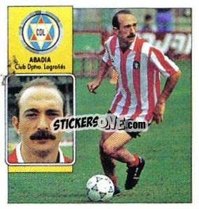 Sticker Abadia - Liga Spagnola 1992-1993
 - Colecciones ESTE