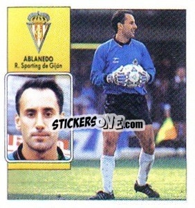 Sticker Ablanedo - Liga Spagnola 1992-1993
 n. 163 - Colecciones ESTE