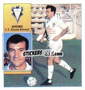Cromo Antonio - Liga Spagnola 1992-1993
 n. 17 - Colecciones ESTE