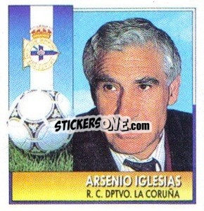 Figurina Arsenio Iglesias (Entrenador) - Liga Spagnola 1992-1993
 n. 122 - Colecciones ESTE