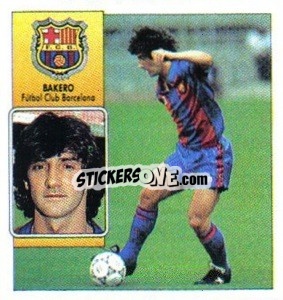 Sticker Bakero - Liga Spagnola 1992-1993
 - Colecciones ESTE