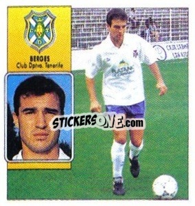 Cromo Berges - Liga Spagnola 1992-1993
 - Colecciones ESTE