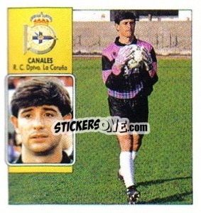 Sticker Canales - Liga Spagnola 1992-1993
 n. 123 - Colecciones ESTE