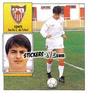 Sticker Conte - Liga Spagnola 1992-1993
 n. 324 - Colecciones ESTE