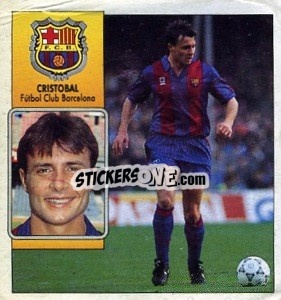 Sticker Cristobal - Liga Spagnola 1992-1993
 - Colecciones ESTE