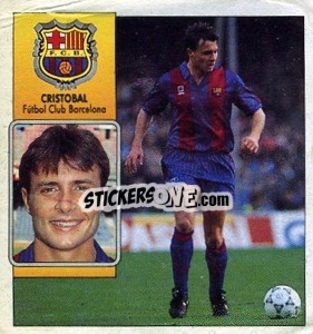 Sticker Cristobal - Liga Spagnola 1992-1993
 n. 38 - Colecciones ESTE
