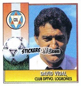 Sticker David Vidal (Entrenador)