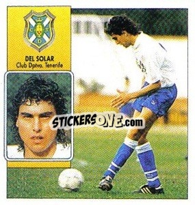 Sticker Del Solar (coloca) - Liga Spagnola 1992-1993
 - Colecciones ESTE
