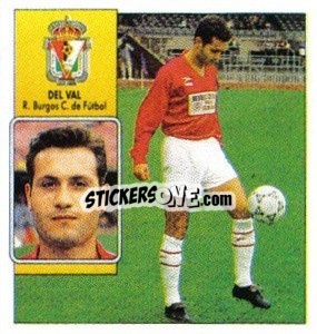 Sticker Del Val - Liga Spagnola 1992-1993
 - Colecciones ESTE