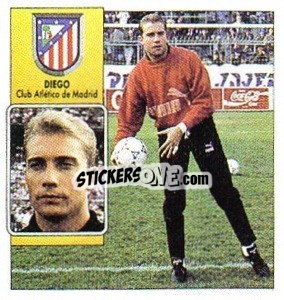 Sticker Diego - Liga Spagnola 1992-1993
 n. 206 - Colecciones ESTE