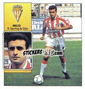 Cromo Emilio - Liga Spagnola 1992-1993
 - Colecciones ESTE