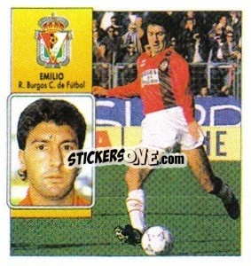 Sticker Emilio - Liga Spagnola 1992-1993
 n. 68 - Colecciones ESTE