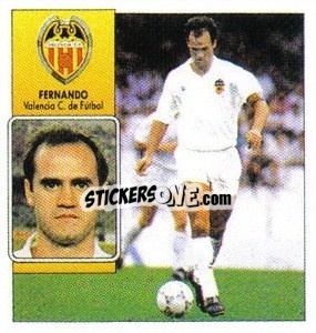 Sticker Fernando - Liga Spagnola 1992-1993
 - Colecciones ESTE