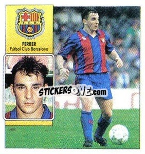 Sticker Ferrer - Liga Spagnola 1992-1993
 - Colecciones ESTE