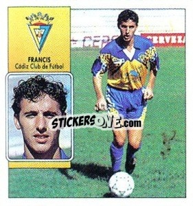 Sticker Francis - Liga Spagnola 1992-1993
 - Colecciones ESTE