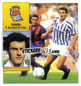 Cromo Fuentes - Liga Spagnola 1992-1993
 n. 340 - Colecciones ESTE