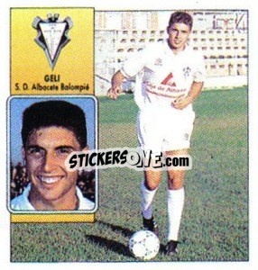 Sticker Geli - Liga Spagnola 1992-1993
 n. 8 - Colecciones ESTE