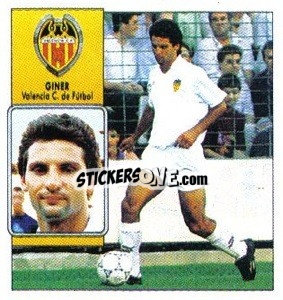 Sticker Giner - Liga Spagnola 1992-1993
 n. 382 - Colecciones ESTE
