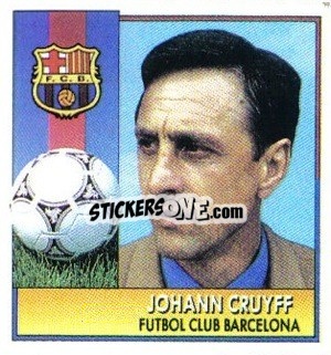 Sticker Johann Cruyff (Entrenador) - Liga Spagnola 1992-1993
 n. 20 - Colecciones ESTE