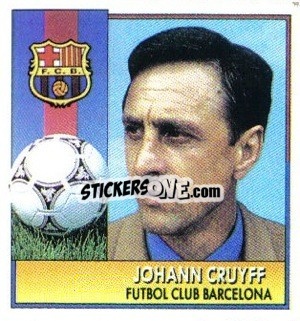 Cromo Johann Cruyff (Entrenador)