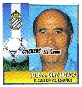 Sticker Jose M. Diaz Novoa (Entrenador) - Liga Spagnola 1992-1993
 n. 142 - Colecciones ESTE