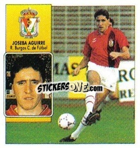 Sticker Joseba Aguirre - Liga Spagnola 1992-1993
 - Colecciones ESTE