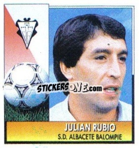 Sticker Julián Rubio (Entrenador) - Liga Spagnola 1992-1993
 n. 2 - Colecciones ESTE
