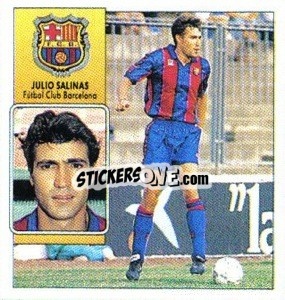 Sticker Julio Salinas - Liga Spagnola 1992-1993
 - Colecciones ESTE