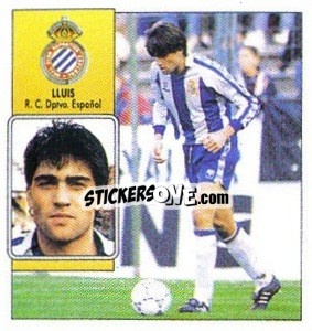 Sticker Lluis - Liga Spagnola 1992-1993
 n. 156 - Colecciones ESTE