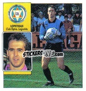 Sticker Lopetegui - Liga Spagnola 1992-1993
 - Colecciones ESTE