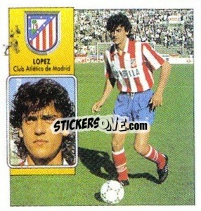 Sticker Lopez - Liga Spagnola 1992-1993
 - Colecciones ESTE