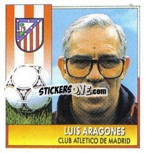 Cromo Luis Aragones (Entrenador) - Liga Spagnola 1992-1993
 - Colecciones ESTE