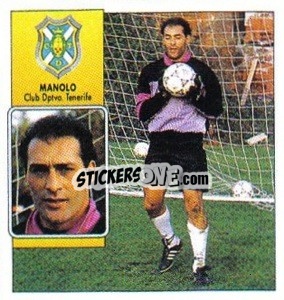 Cromo Manolo - Liga Spagnola 1992-1993
 - Colecciones ESTE