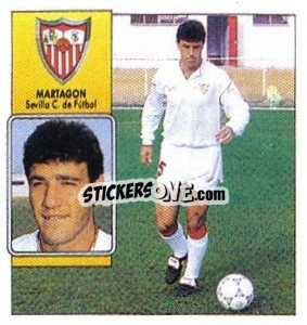 Sticker Martagon - Liga Spagnola 1992-1993
 n. 314 - Colecciones ESTE
