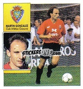 Sticker Martin Gonzalez - Liga Spagnola 1992-1993
 - Colecciones ESTE