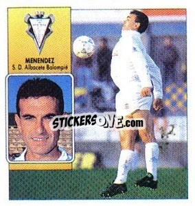 Cromo Menendez - Liga Spagnola 1992-1993
 n. 7 - Colecciones ESTE